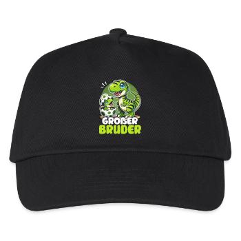 Motif de frère et de sœur dinosaure dinosaure Big Brother - Casquette de baseball Enfant - noir - Devant