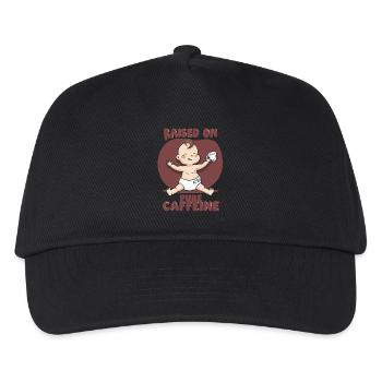 Energy Drink Raised On Pure Caffeine - Kids’ Baseball Cap - black - Front