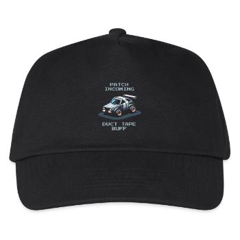 Patch: Duct Tape | RC Cars Humor - Kids’ Baseball Cap - black - Front