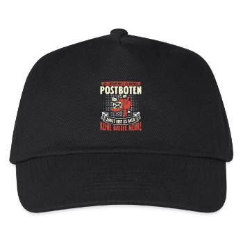 Postman BETTER BE NET TO YOUR POSTMAN - Kids’ Baseball Cap - black - Front