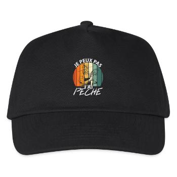 I can't I sinned - Kids’ Baseball Cap - black - Front