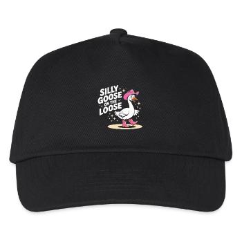Silly Goose On The Loose - Kids’ Baseball Cap - black - Front