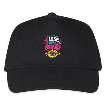 Anime-fangirl Schreit Anime-reaktion - Kinder Basecap - Schwarz - Vorne