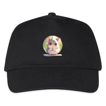 Ratten Ratte - Kinder Basecap - Schwarz - Vorne