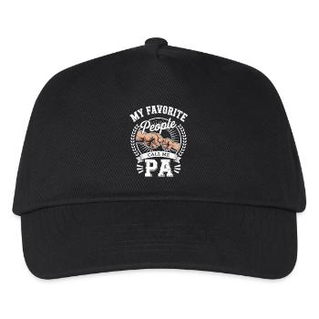My Favorite Dad Call Me PA - Kids’ Baseball Cap - black - Front