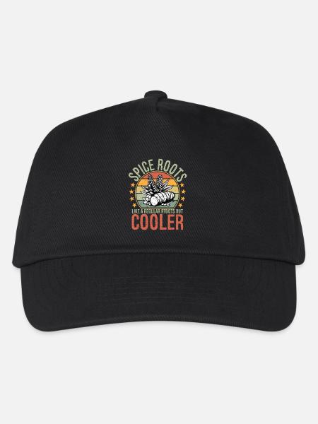 Spice Roots Like A Regular Roots But Cooler - Kinder Basecap - Schwarz