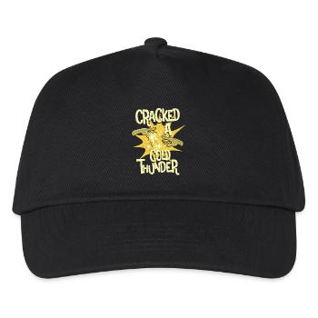 Energy Drink Cracked A Cold Thunder - Kids’ Baseball Cap - black - Front