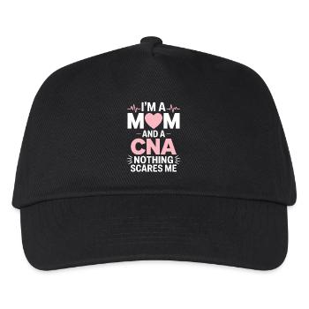 Caregiver Saying Funny Caregiver Gift - Kids’ Baseball Cap - black - Front