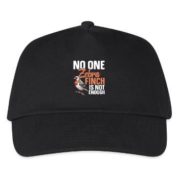 Cage de cachette alimentaire pour les pinsons zébrés - Casquette de baseball Enfant - noir - Devant