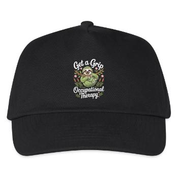 Prenez le contrôle de l’ergothérapie paresseuse - Casquette de baseball Enfant - noir - Devant