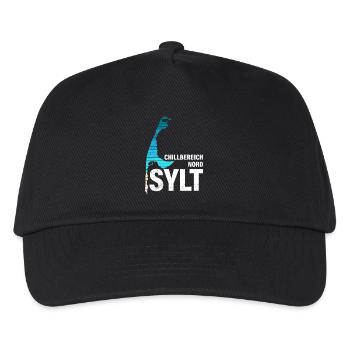 North Sea Holiday CHILL AREA NORTH Fun - Kids’ Baseball Cap - black - Front