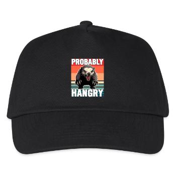 Honey Badger Probably Hangry - Kids’ Baseball Cap - black - Front