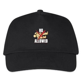 No Jabroni Vibes Allowed - Kids’ Baseball Cap - black - Front