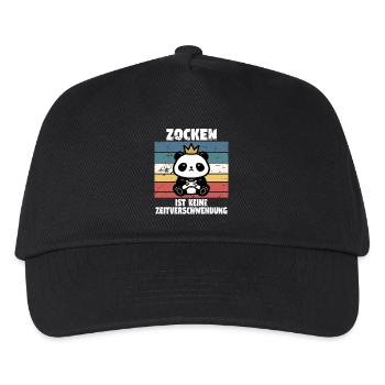 Les jeux vidéo ne sont pas une perte de temps. - Casquette de baseball Enfant - noir - Devant