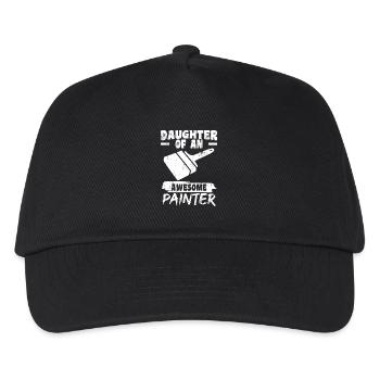 Daughter of a great painter - Kids’ Baseball Cap - black - Front