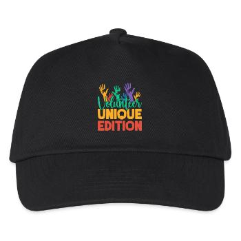Volunteer Appreciation Unique Edition Volunteer - Kids’ Baseball Cap - black - Front