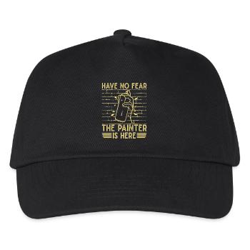 Artist Painter Graphic No Fear Painter Is Here Art - Kinder Basecap - Schwarz - Vorne