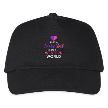 Just A K Pop Soul In A Western World - Kids’ Baseball Cap - black - Front