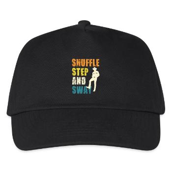 Shuffle Step und Sway - Kinder Basecap - Schwarz - Vorne