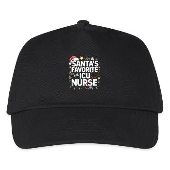 Santa ICU Nursing Heroine - Kids’ Baseball Cap - black - Front