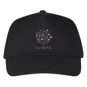 Celebrate 250 USA Fireworks - Kids’ Baseball Cap - black - Front
