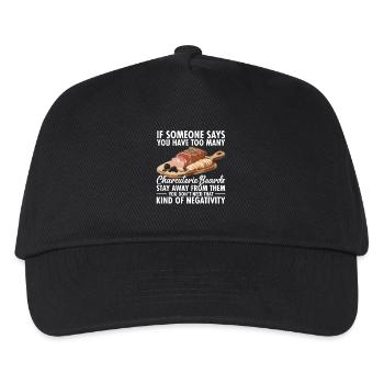  Charcuterie Lover Board Making Cheese Board - Kids’ Baseball Cap - black - Front