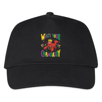 Who's Your Crawdaddy Funny Mardi Gras - Kids’ Baseball Cap - black - Front