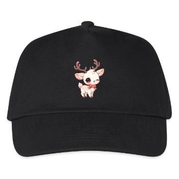 Rentiere Rentier - Kinder Basecap - Schwarz - Vorne