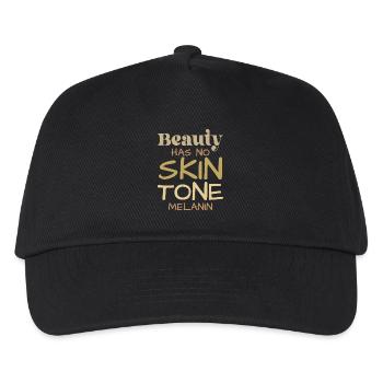 Beauty knows no skin tone - Kids’ Baseball Cap - black - Front