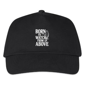 Born to Watch From Above - Kids’ Baseball Cap - black - Front