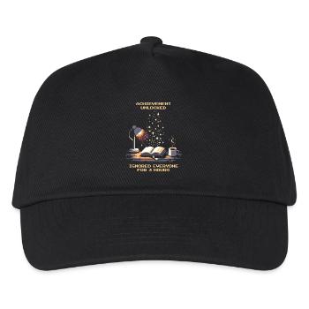 Achievement Unlocked | Reading Books Nerd - Kids’ Baseball Cap - black - Front