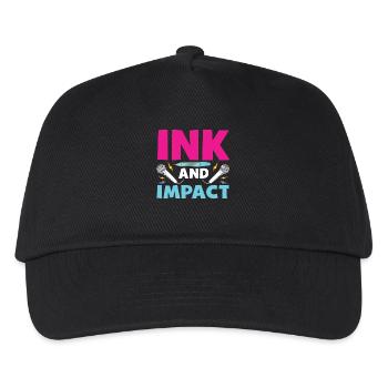 Poetry Slam Ink and Impact Slam Poetry - Kids’ Baseball Cap - black - Front