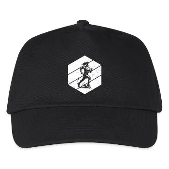 Running Fokus pur - Kinder Basecap - Schwarz - Vorne