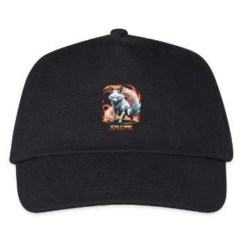 Créatures mythologiques kitsune - Casquette de baseball Enfant - noir - Devant