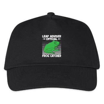 Frog Catcher Leap Adviser Official Frog - Kids’ Baseball Cap - black - Front