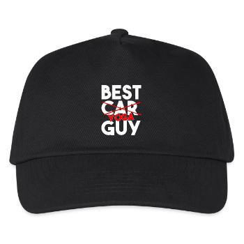 Best Yoga Guy Funny Male Yogi Workout Shirt - Kids’ Baseball Cap - black - Front