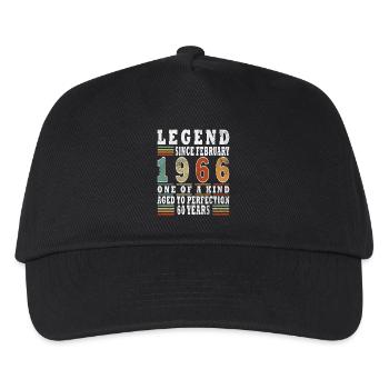 February 1966 Jubilee 1966 Legends February - Kids’ Baseball Cap - black - Front