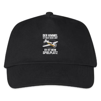  Der Himmel Ist Nicht Mein Limit Er Ist Mein - Kinder Basecap - Schwarz - Vorne