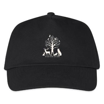 Socially Distant Since Birth Introvertiert Natur - Kinder Basecap - Schwarz - Vorne