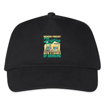 Thrift Shopper Weekend Forecast Thrift Store - Kids’ Baseball Cap - black - Front