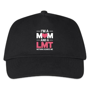 Masseurin Sprüche Massage Lustige Masseur Geschenk - Kinder Basecap - Schwarz - Vorne