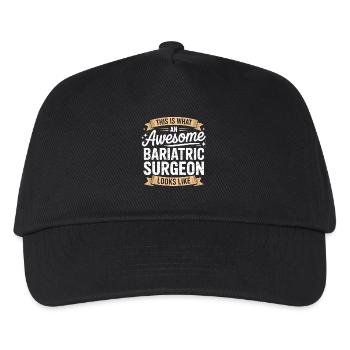 Bariatrischer Chirurg Look – Awesome - Kinder Basecap - Schwarz - Vorne