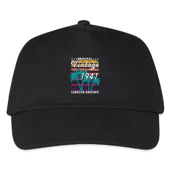 Jahrgang 1941 - Kinder Basecap - Schwarz - Vorne