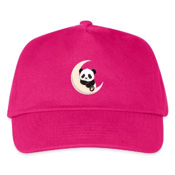 Panda Moon Cuddles - Kids’ Baseball Cap - fuchsia - Front
