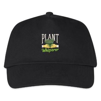 Plant Lovers Plant Whisperer Plants - Kids’ Baseball Cap - black - Front