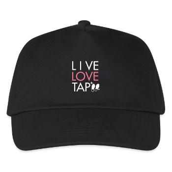Live Love Tap Dance - Kinder Basecap - Schwarz - Vorne