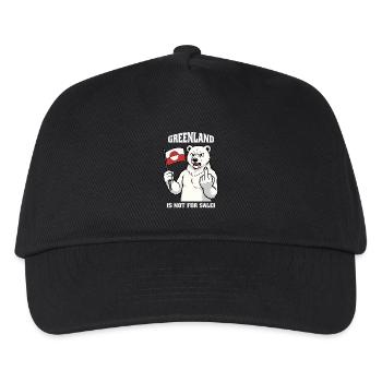 Greenland Is Not For Sale - Kids’ Baseball Cap - black - Front