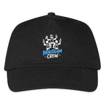Junggesellenabschied Männer T-Shirt JGA poltern - Kinder Basecap - Schwarz - Vorne