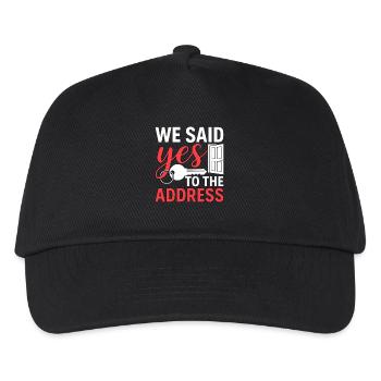Nous avons accepté l’adresse - Casquette de baseball Enfant - noir - Devant