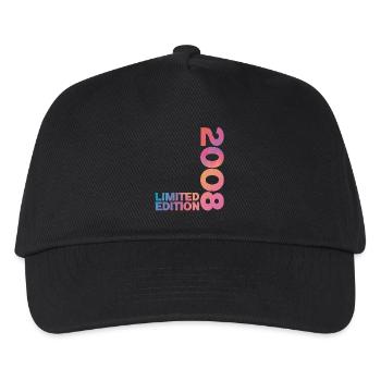 2008 18th Birthday Gift 18th Anniversary - Kids’ Baseball Cap - black - Front